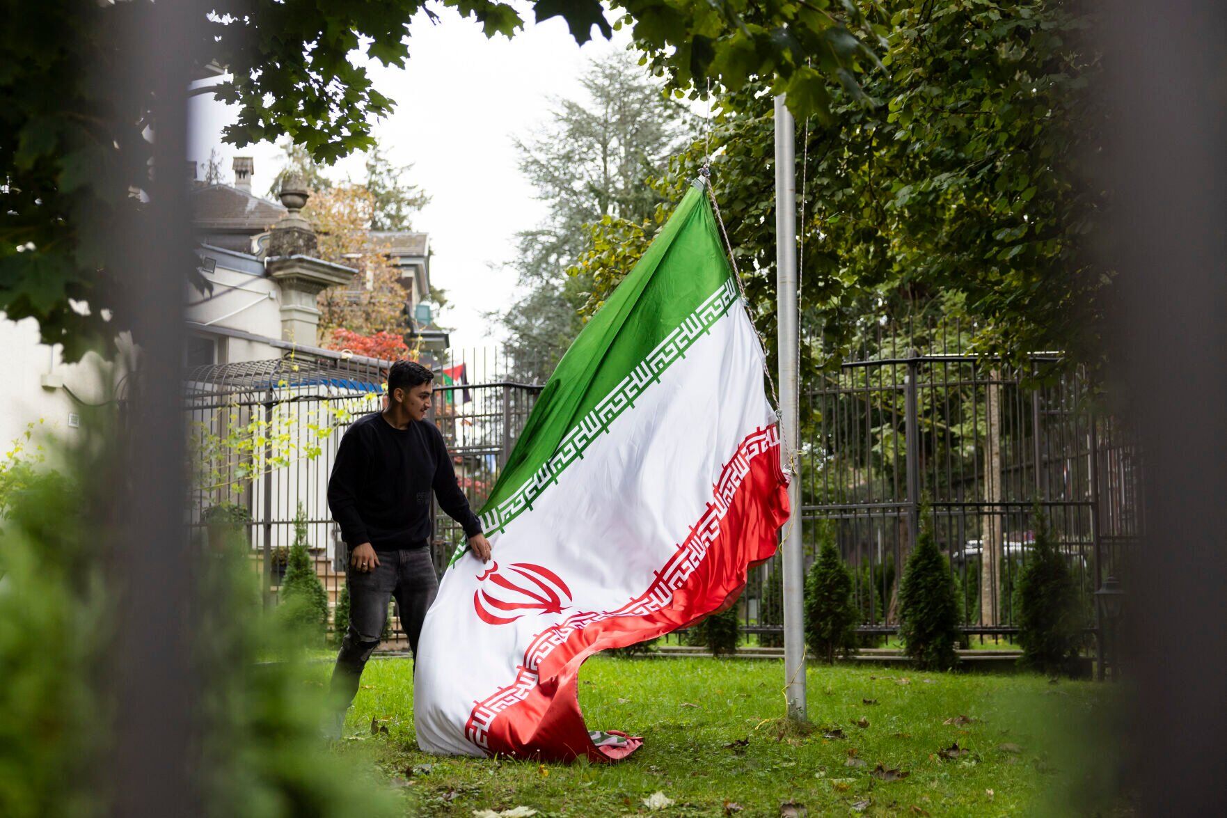 APTOPIX Switzerland Iran Protest